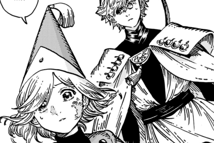 RAW 漫畫 魔法 帽 的 工作 室《Atelier of Witch Hat》第87話（繁體中文)，令人震驚的會議