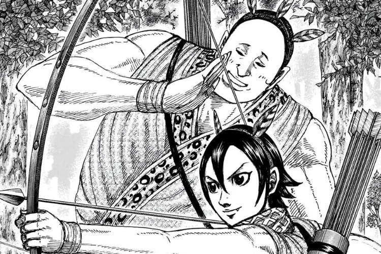 劇透漫畫原稿  KINGDOM《王者天下》第862話 中文翻譯版，天下第一弓