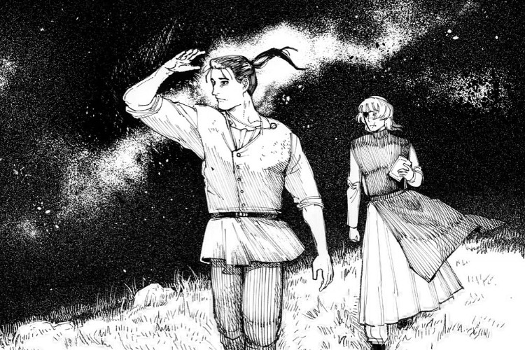 漫畫《地。－關於地球的運動》第63章中文字幕，學者冒死證明日心說