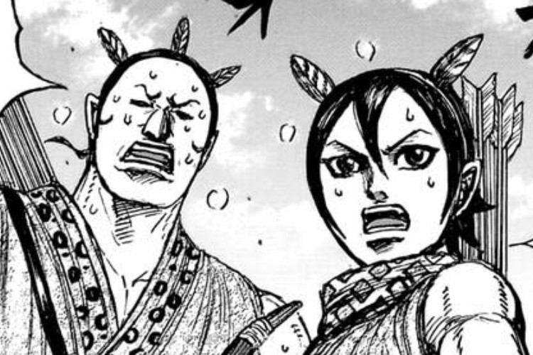 連結漫畫 KINGDOM《王者天下》第861話 中文字幕版，弓箭之戰